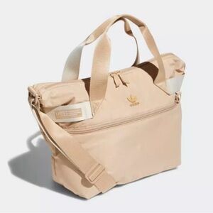 Adidas puffer shopper Tan Tote Bag